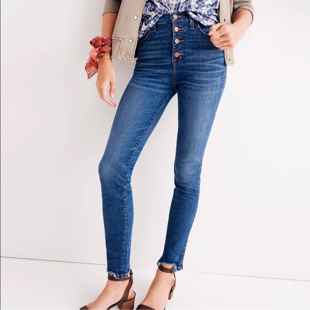 Madewell, 10 inch high riser, skinny skinny jean